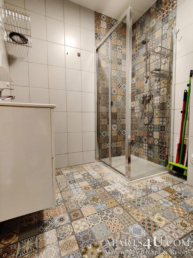Apartment Grun Wald Mariánské Lázně Esterno foto