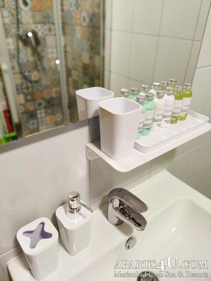 Apartment Grun Wald Mariánské Lázně Esterno foto