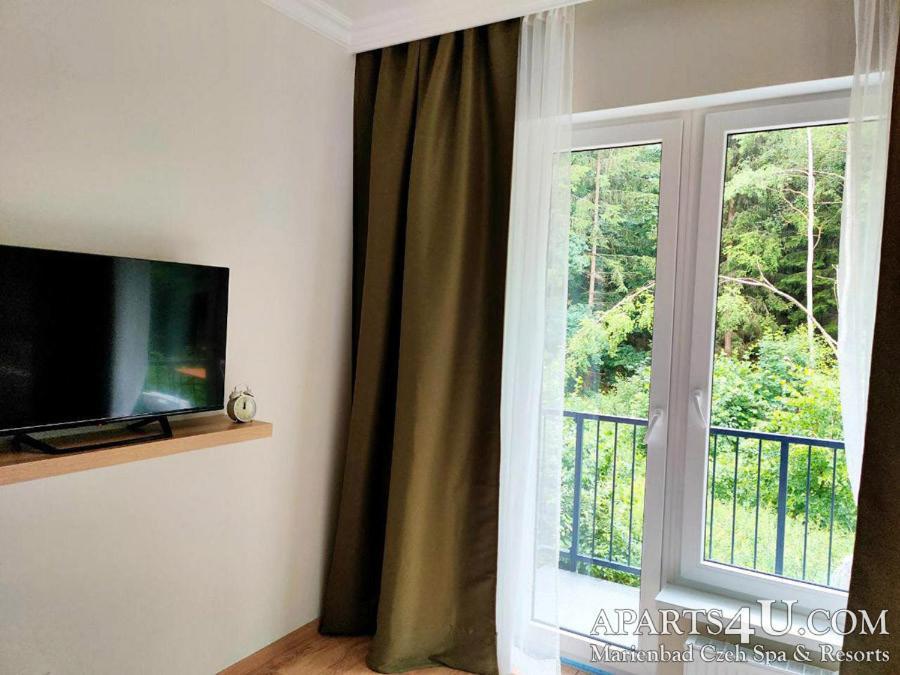 Apartment Grun Wald Mariánské Lázně Esterno foto